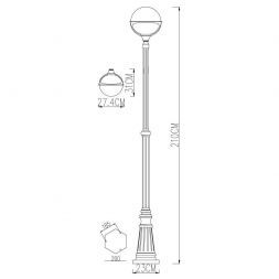 Светильник Arte Lamp A1497PA-1BK