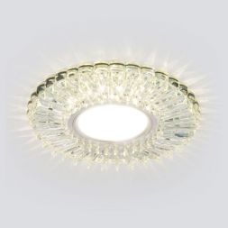 Точечный светильник с LED подсветкой Elektrostandard 2204 MR16 CL прозрачный