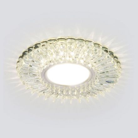 Точечный светильник с LED подсветкой Elektrostandard 2204 MR16 CL прозрачный