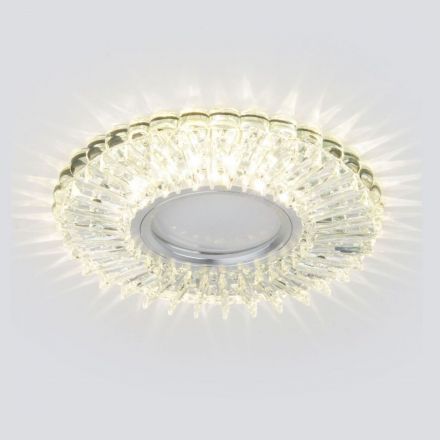 Точечный светильник с LED подсветкой Elektrostandard 2204 MR16 CL прозрачный