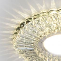 Точечный светильник с LED подсветкой Elektrostandard 2204 MR16 CL прозрачный