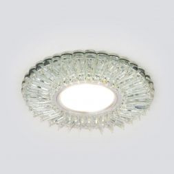 Точечный светильник с LED подсветкой Elektrostandard 2204 MR16 CL прозрачный