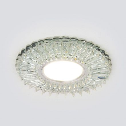 Точечный светильник с LED подсветкой Elektrostandard 2204 MR16 CL прозрачный