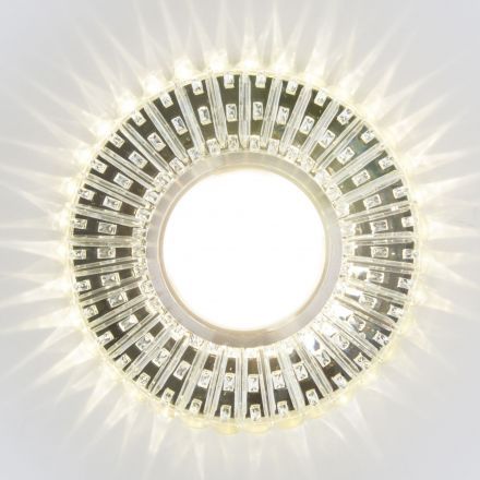 Точечный светильник с LED подсветкой Elektrostandard 2204 MR16 CL прозрачный