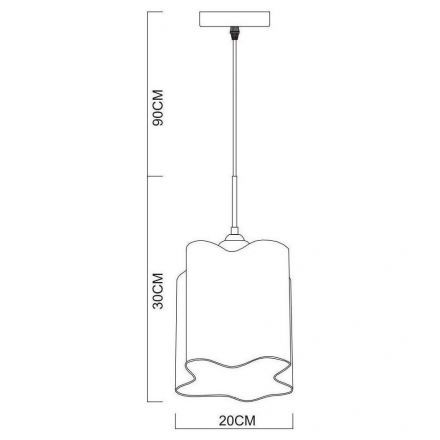 Светильник подвесной Arte Lamp A3458SP-1AB