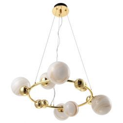 Подвесная люстра Crystal Lux Salvadore SP6H Gold