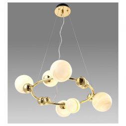 Подвесная люстра Crystal Lux Salvadore SP6H Gold
