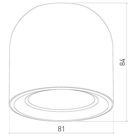 Накладной светильник Elektrostandard DLN116 GU10 серебро