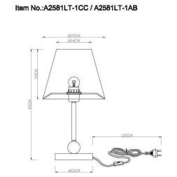 Настольная лампа Arte Lamp A2581LT-1CC