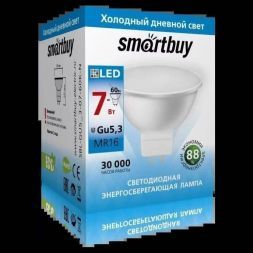 Лампа светодиодная JCDR 7W GU5,3 6000K Smartbuy SBL-GU5_3-07-60K-N