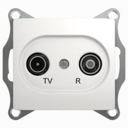 Розетка оконечная Schneider Electric Glossa Бел TV-R 1DB GSL000194