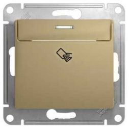Выключатель карточный Schneider Electric Glossa Титан, сх.6 GSL000469