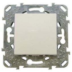 Переключатель 1-клавишный Schneider Electric Unica Беж (сх.6) MGU5.203.25ZD