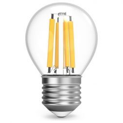 Лампа светодиодная филаментная Gauss E27 13W 2700K прозрачная 105802113