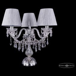 Настольная лампа Bohemia Ivele Crystal 1403L/3/141-39/Ni/SH6-160