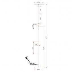 Торшер Arte Lamp A1822PN-1BK