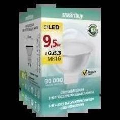 Лампа светодиодная JCDR 9,5W GU5,3 3000K Smartbuy SBL-GU5_3-9_5-30K