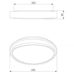 Светодиодный потолочный светильник Eurosvet 40007/1 LED белый
