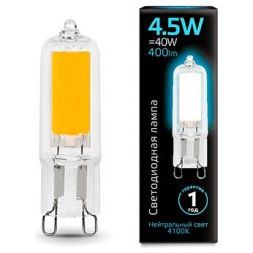Лампа Gauss 107809204 LED G9 4.5W 4100K Glass