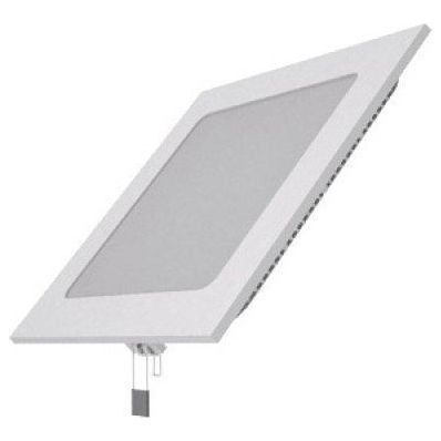 Светодиодный встраиваемый светильник Gauss ультратонкий квадратный IP20 15W 2700K