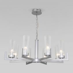 Подвесная люстра Eurosvet 60133/8 серебро
