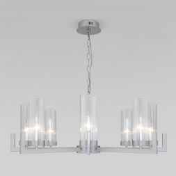 Подвесная люстра Eurosvet 60133/8 серебро