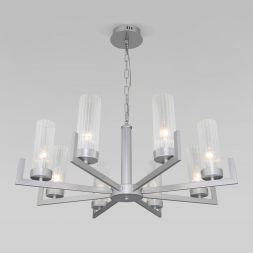 Подвесная люстра Eurosvet 60133/8 серебро