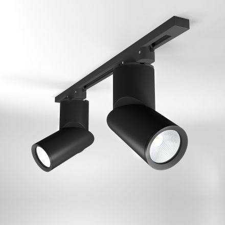 Трековый светильник для однофазного шинопровода Elektrostandard Corner Черный 15W 4200K (LTB33)