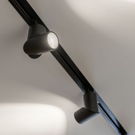 Трековый светильник для однофазного шинопровода Elektrostandard Corner Черный 15W 4200K (LTB33)