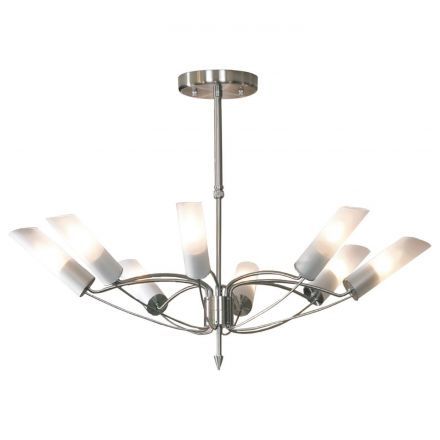 Люстра на штанге LUSSOLE LSA-2813-08 LANO никель