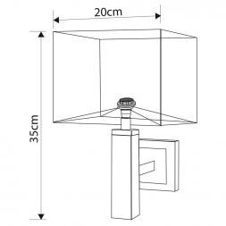 Бра Arte Lamp A8880AP-1BK