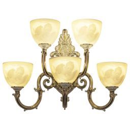 Бра 7203B15P/3+2/210 NW P1 U Angel Bohemia Ivele Crystal (BOHEMIA 7203B15/3+2/210 NW P1 U Angel)