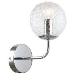 Бра Linvel LB 9407/1 Фойл Хром Е14 40W 190x120x230мм (LINVEL LB 9407/1 Фойл Хром Е14 40W) Бра Linvel LB 9407/1 Фойл Хром Е14 40W 190x120x230мм (LINVEL LB 9407/1 Фойл Хром Е14 40W)