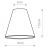 Абажур Nowodvorski Cameleon Cone S 8503