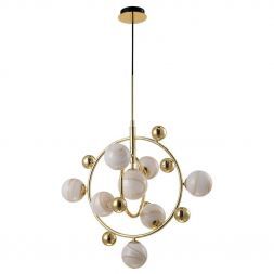 Подвесная люстра Crystal Lux Salvadore SP8V Gold