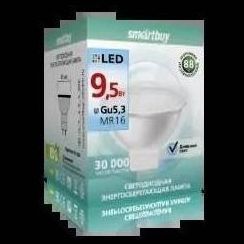 Лампа светодиодная JCDR 9,5W GU5,3 4000K Smartbuy SBL-GU5_3-9_5-40K