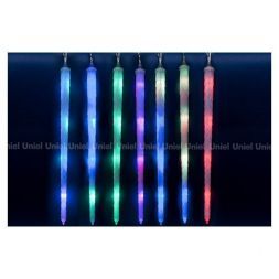Гирлянда-занавес светодиодная Uniel ULD-E3005-210/DTK RGB IP44 FROSTED ICICLE
