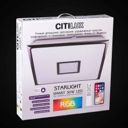 Потолочный светодиодный светильник Citilux CL703AK50G Старлайт Смарт