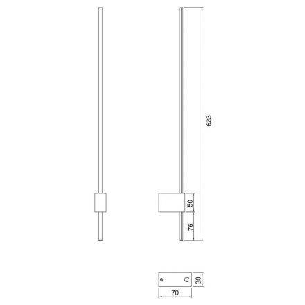 Бра Maytoni Technical Pars C070WL-L6GB3K