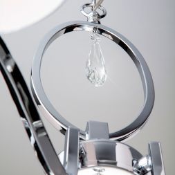 Люстра Eurosvet 10093/5 хром/прозрачный хрусталь Strotskis