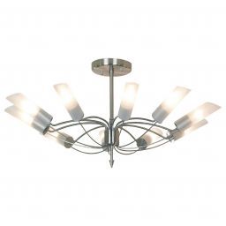 Люстра LUSSOLE LSA-2813-10 LANO никель (LUSSOLE LSA-2813-10)