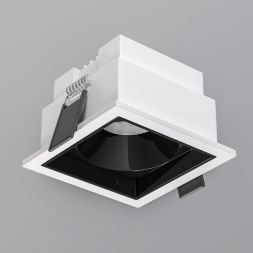 Светильник Elektrostandard 25085/LED 10W 4000K белый/чёрный жемчуг
