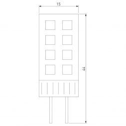 Светодиодная лампа Elektrostandard G4 LED 7W 220V 3300K (BLG405)