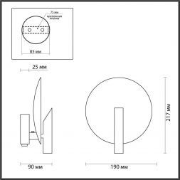 Бра Odeon Light 4229/1WL Florence