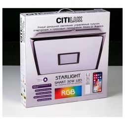 Потолочный светодиодный светильник Citilux CL703AK80G Старлайт Смарт