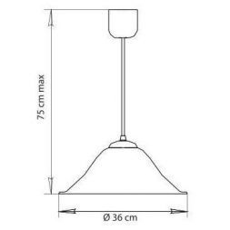 Светильник подвесной Arte Lamp A4020SP-1WH