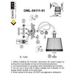 Бра Omnilux OML-54111-01