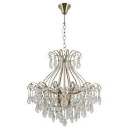 Люстра хрустальная B21076/7AB+CL BenCrezo (BENCREZO B21076/7AB+CL)