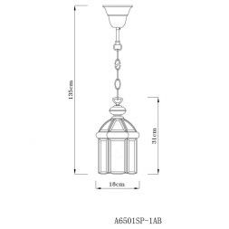 Светильник Arte Lamp A6501SP-1AB