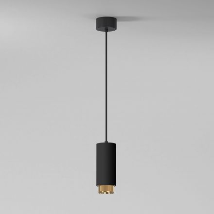 Подвесной светильник Nubis GU10 чёрный/золото Elektrostandard